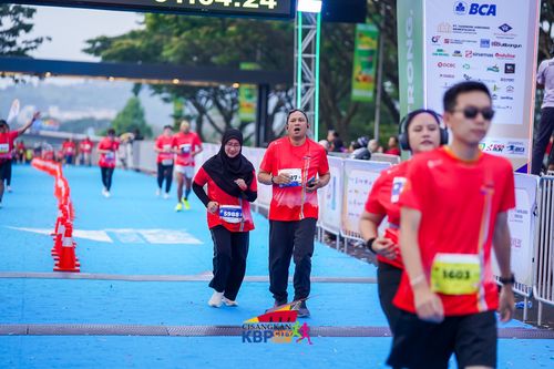Race photo from CISANGKAN KBP CITY RUN 2025