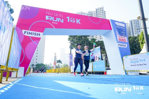 Race photo from Nu Skin Run 10K