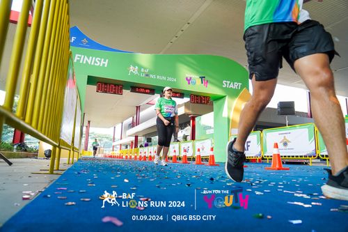 Race photo from BAF LIONS RUN 2024