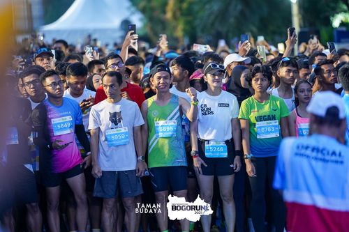 Race photo from Taman Budaya x BOGORUN 2025