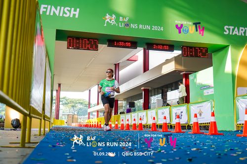 Race photo from BAF LIONS RUN 2024