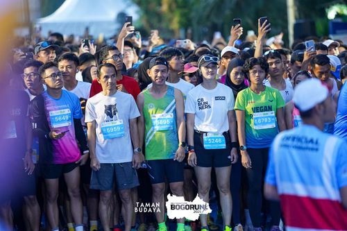 Race photo from Taman Budaya x BOGORUN 2025