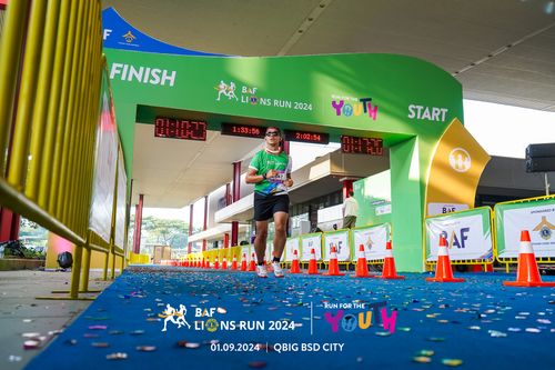 Race photo from BAF LIONS RUN 2024