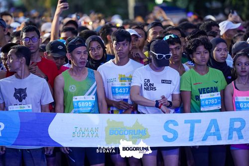 Race photo from Taman Budaya x BOGORUN 2025