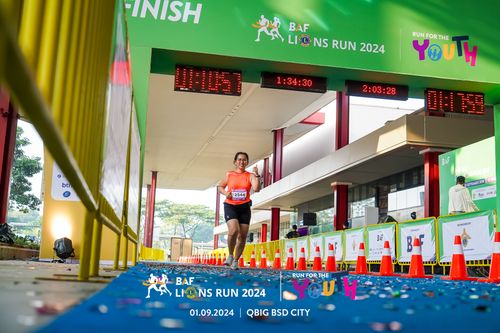 Race photo from BAF LIONS RUN 2024