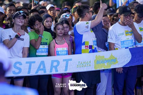 Race photo from Taman Budaya x BOGORUN 2025