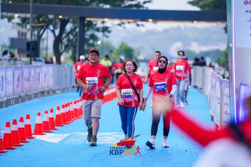 Race photo from CISANGKAN KBP CITY RUN 2025