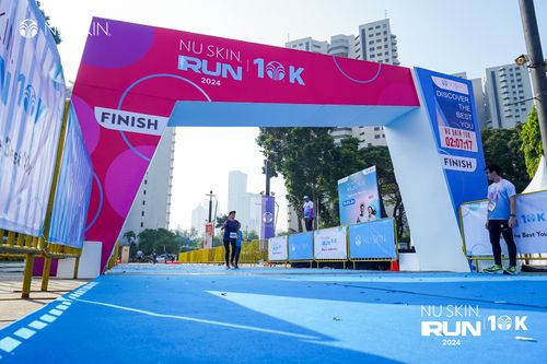 Race photo from Nu Skin Run 10K