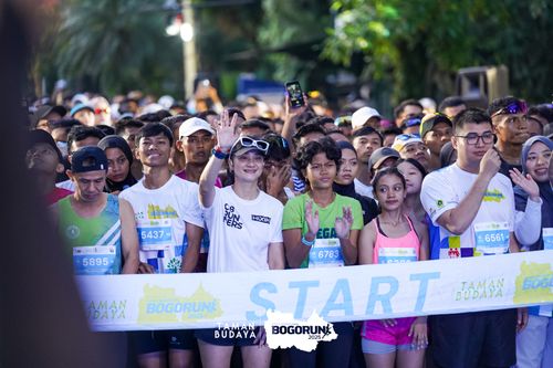 Race photo from Taman Budaya x BOGORUN 2025