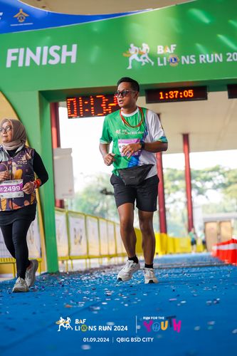 Race photo from BAF LIONS RUN 2024