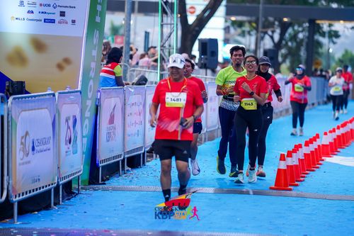 Race photo from CISANGKAN KBP CITY RUN 2025