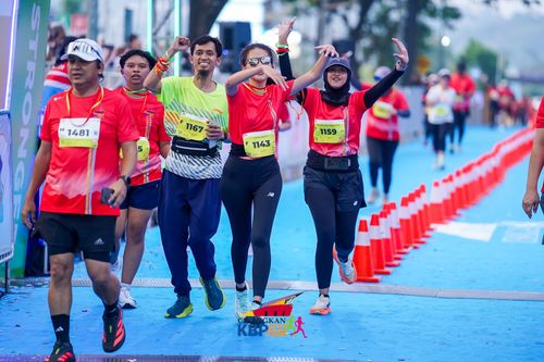 Race photo from CISANGKAN KBP CITY RUN 2025