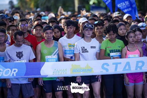 Race photo from Taman Budaya x BOGORUN 2025