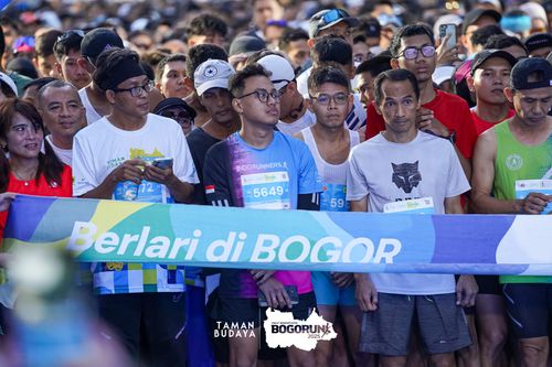 Race photo from Taman Budaya x BOGORUN 2025