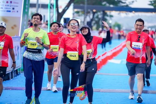 Race photo from CISANGKAN KBP CITY RUN 2025