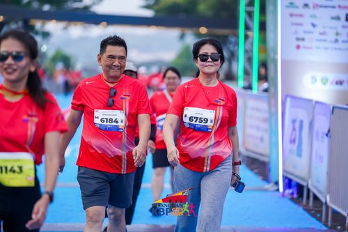 Race photo from CISANGKAN KBP CITY RUN 2025