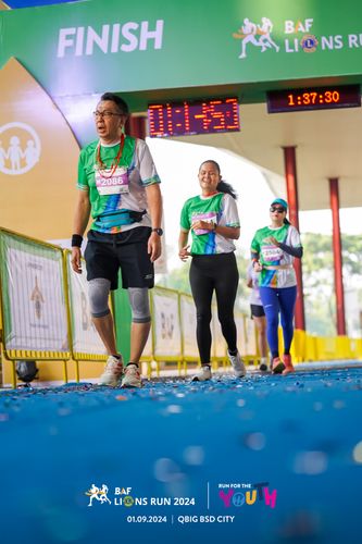 Race photo from BAF LIONS RUN 2024