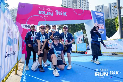 Race photo from Nu Skin Run 10K