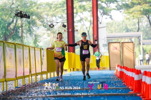 Race photo from BAF LIONS RUN 2024