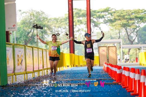 Race photo from BAF LIONS RUN 2024