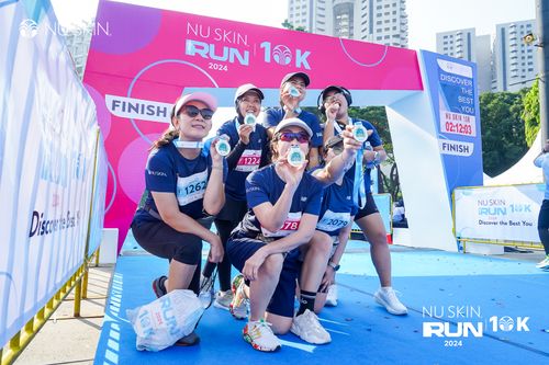 Race photo from Nu Skin Run 10K