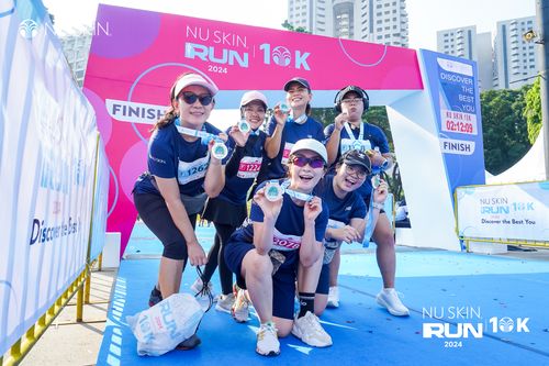 Race photo from Nu Skin Run 10K