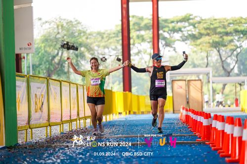 Race photo from BAF LIONS RUN 2024