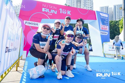 Race photo from Nu Skin Run 10K