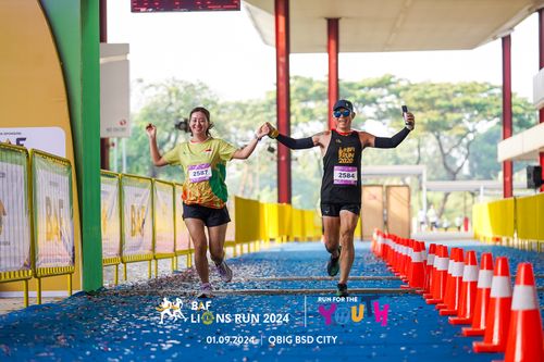 Race photo from BAF LIONS RUN 2024