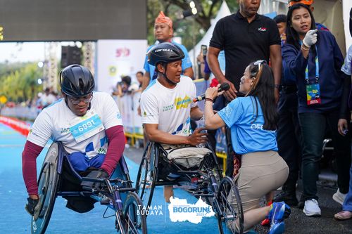 Race photo from Taman Budaya x BOGORUN 2025