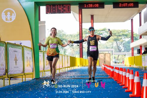 Race photo from BAF LIONS RUN 2024