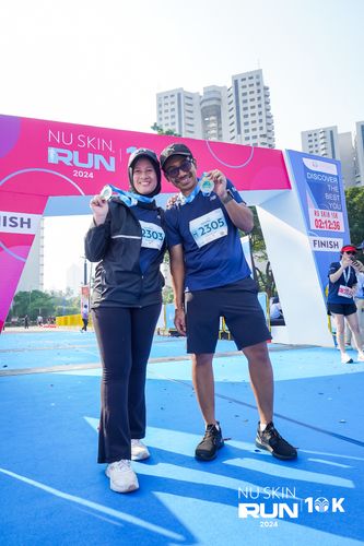 Race photo from Nu Skin Run 10K