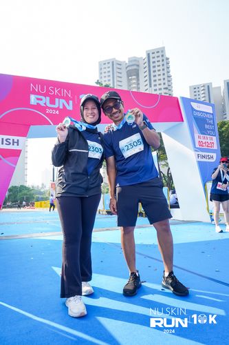 Race photo from Nu Skin Run 10K