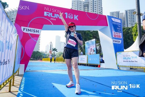 Race photo from Nu Skin Run 10K