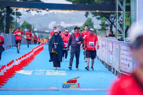 Race photo from CISANGKAN KBP CITY RUN 2025