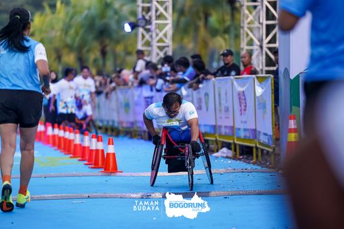 Race photo from Taman Budaya x BOGORUN 2025