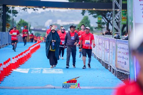 Race photo from CISANGKAN KBP CITY RUN 2025