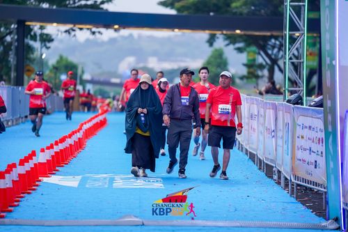 Race photo from CISANGKAN KBP CITY RUN 2025