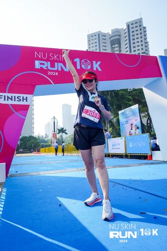 Race photo from Nu Skin Run 10K