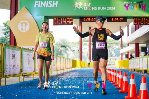 Race photo from BAF LIONS RUN 2024