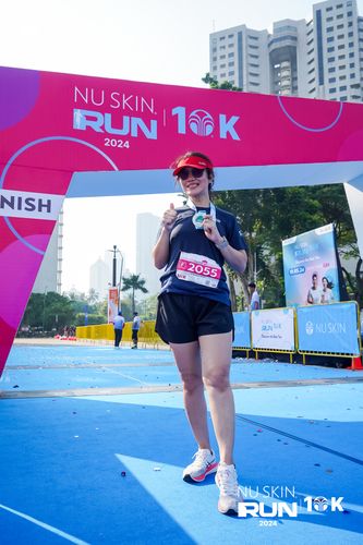 Race photo from Nu Skin Run 10K