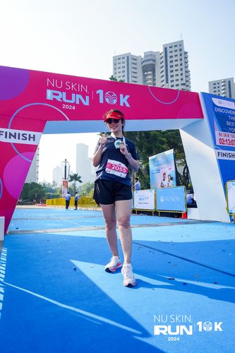 Race photo from Nu Skin Run 10K