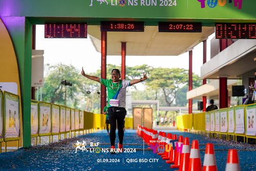 Race photo from BAF LIONS RUN 2024