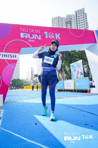 Race photo from Nu Skin Run 10K