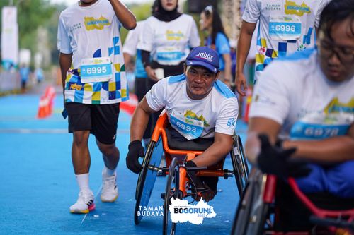 Race photo from Taman Budaya x BOGORUN 2025