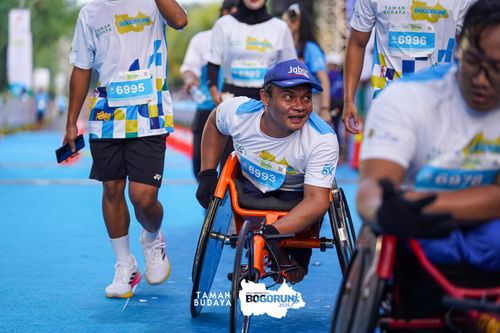 Race photo from Taman Budaya x BOGORUN 2025