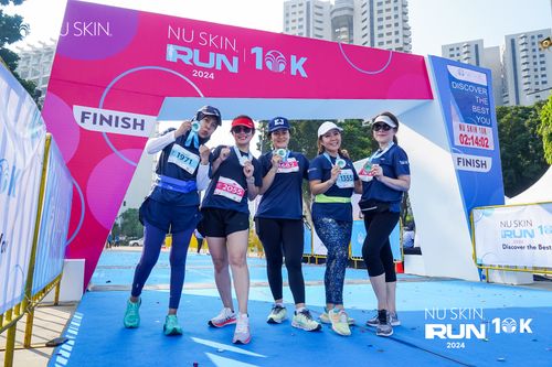 Race photo from Nu Skin Run 10K