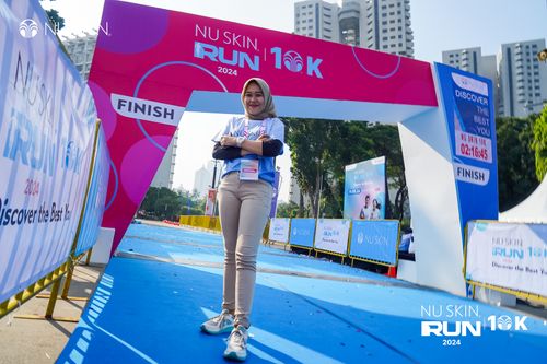 Race photo from Nu Skin Run 10K