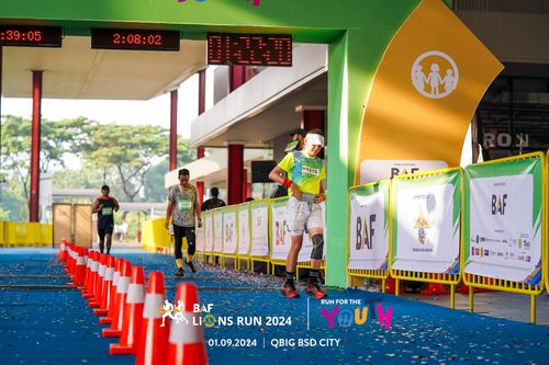 Race photo from BAF LIONS RUN 2024