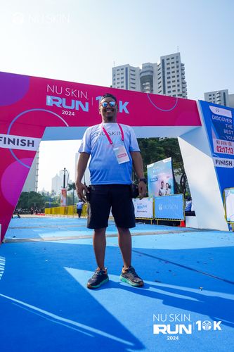 Race photo from Nu Skin Run 10K